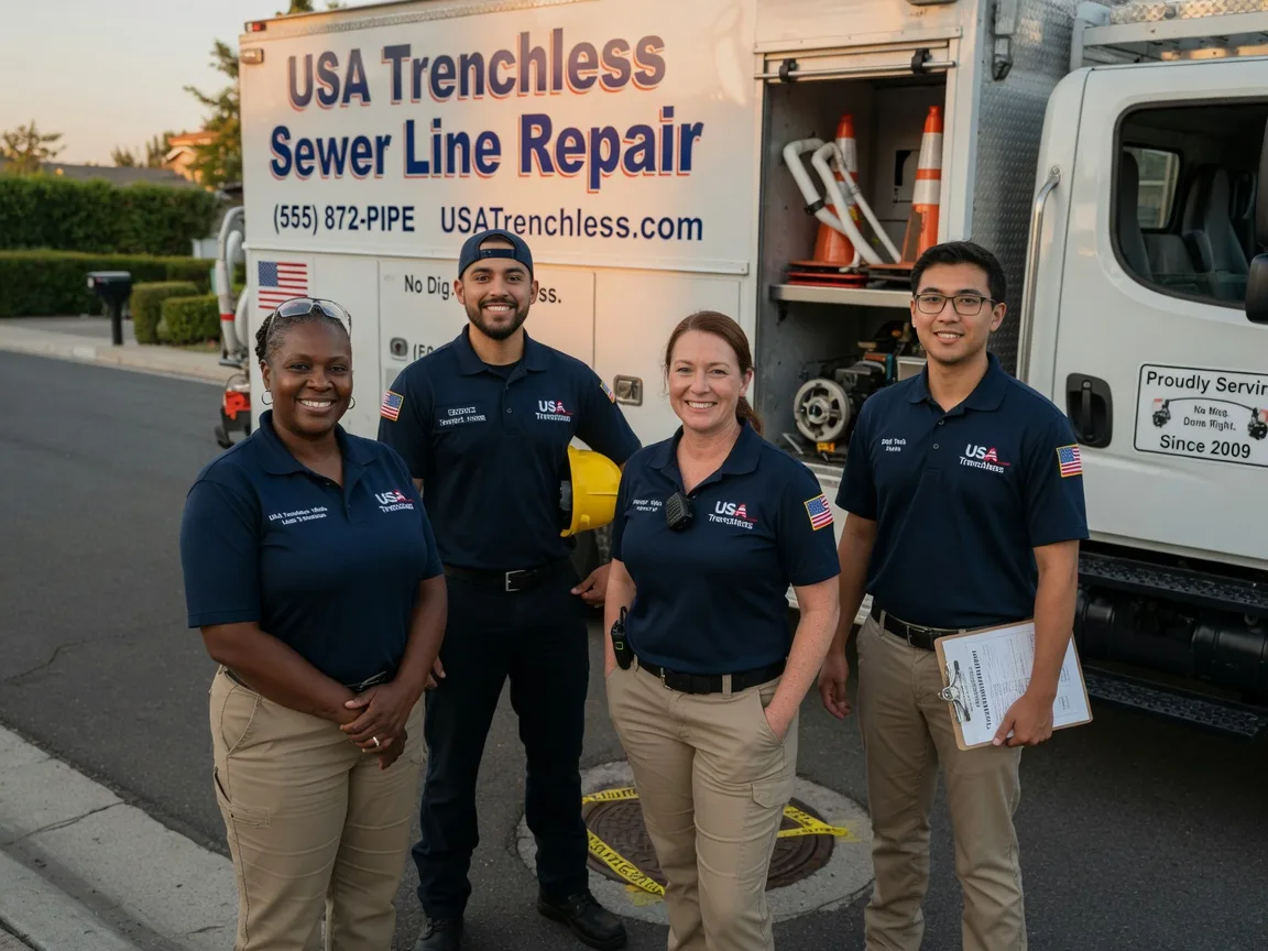 Sewer Line Repair company in Jermyn, TX